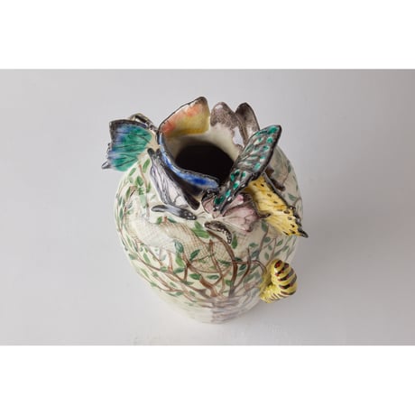 北井真衣　昆虫採集　花器