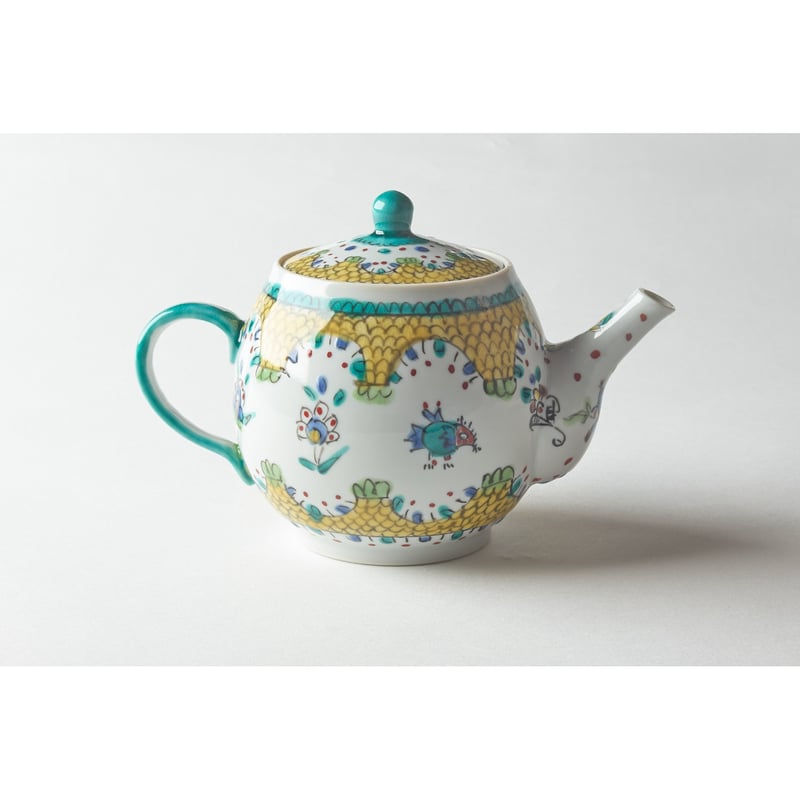 永井麻美子 九谷焼 ポット トルコ | HemingArts