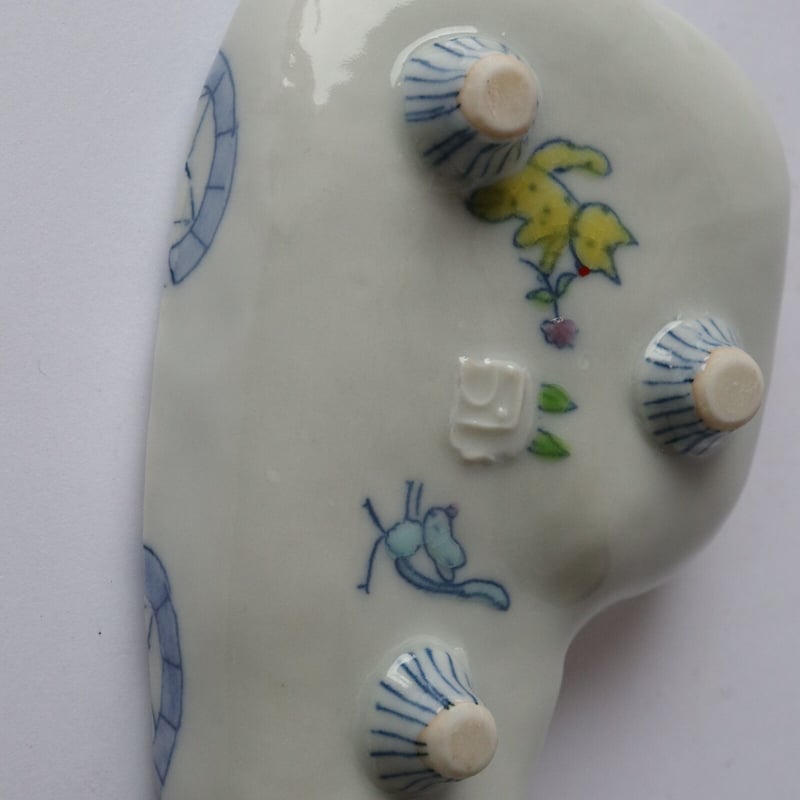 北尾正治 北尾マキ 九谷焼長皿