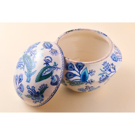 稲積佳谷　伝説の怪獣　蓋つき壺  青