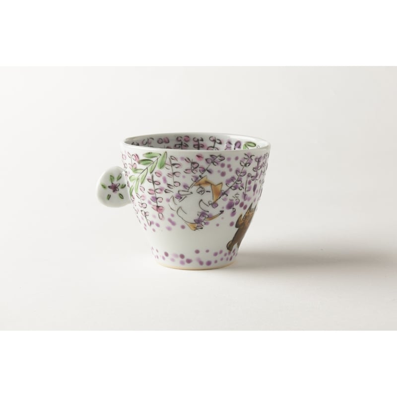 永井麻美子 九谷焼 藤花 カップ | HemingArts