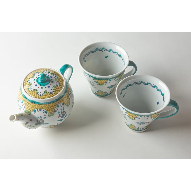 永井麻美子 九谷焼 ポット トルコ | HemingArts