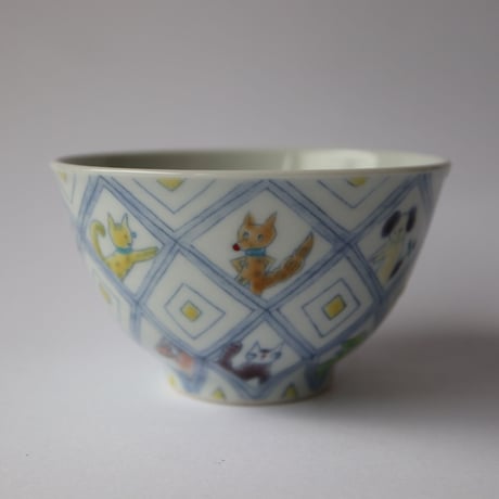 北尾正治・マキ　ごはん茶碗  動物