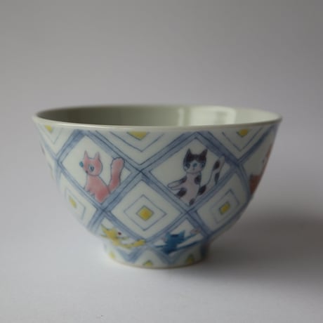 北尾正治・マキ　ごはん茶碗  動物