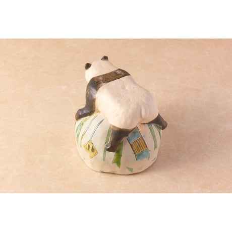 北井真衣　パンダ茶碗