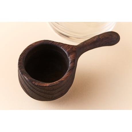 桐のコーヒー豆スプーンとコーヒーキャニスター 　予約作品 送料込み