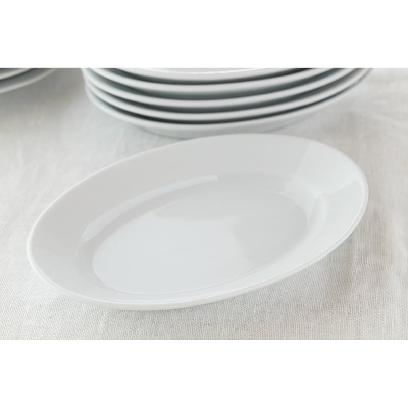  Compton Winyates プレート　皿　オーバル 楽天市場】中華 仕切り皿 23cm 楕円皿 仕切り付き 白オーバル皿