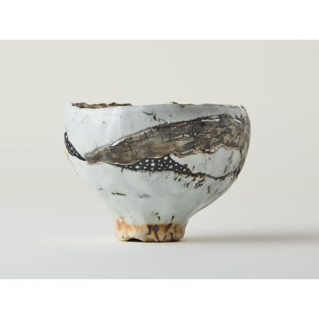 井上雅子　抹茶碗　狼