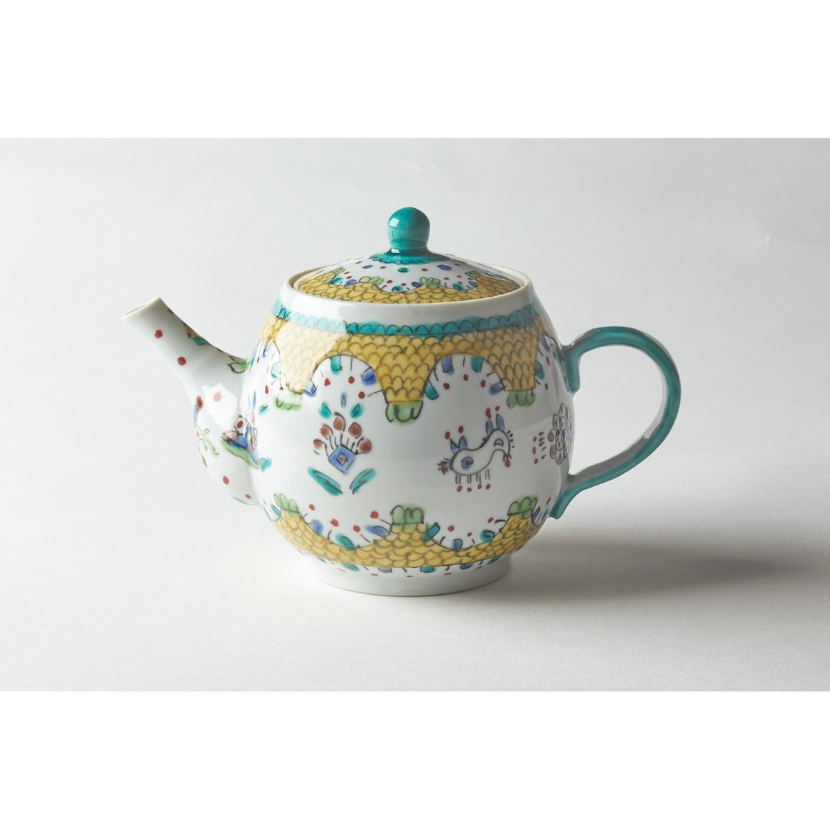 永井麻美子 九谷焼 ポット トルコ | HemingArts