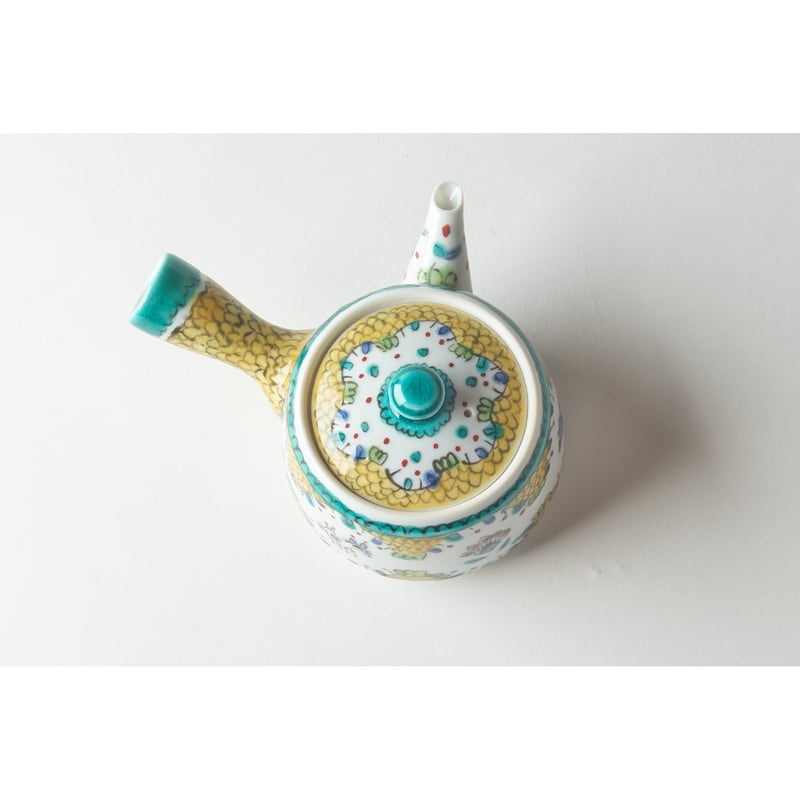 永井麻美子 九谷焼 急須 トルコ | HemingArts 永井麻美子 九谷焼 急須 トルコ | HemingArts