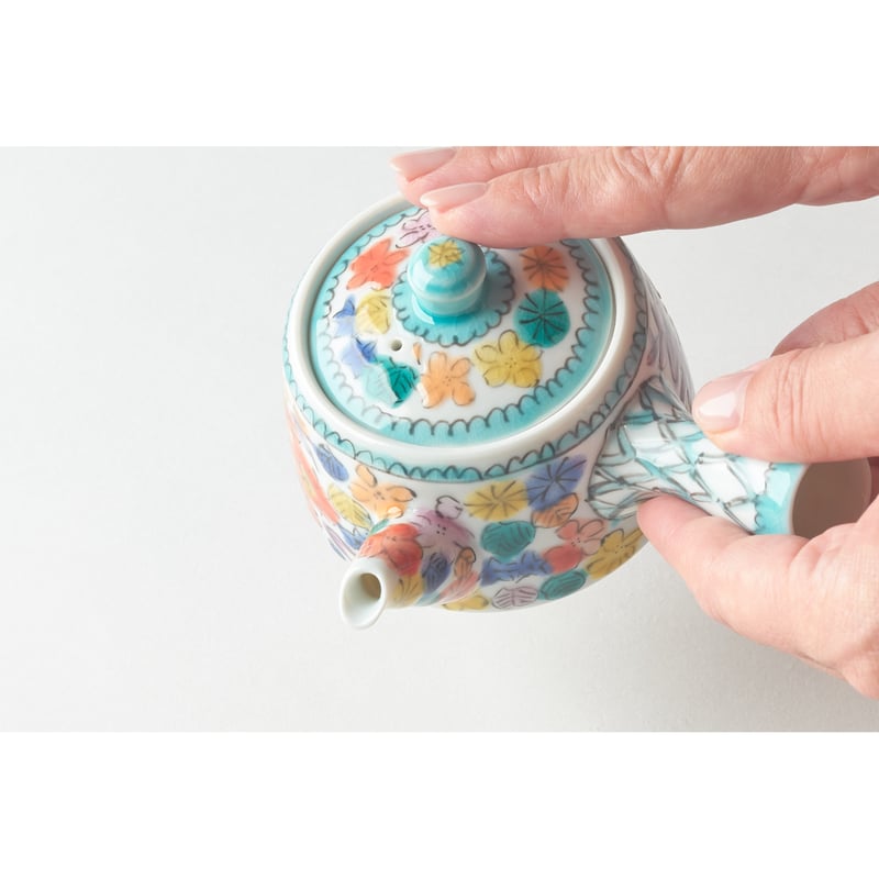 永井麻美子さん　九谷焼　二段重　新品 永井麻美子 九谷焼 ポット トルコ | HemingArts