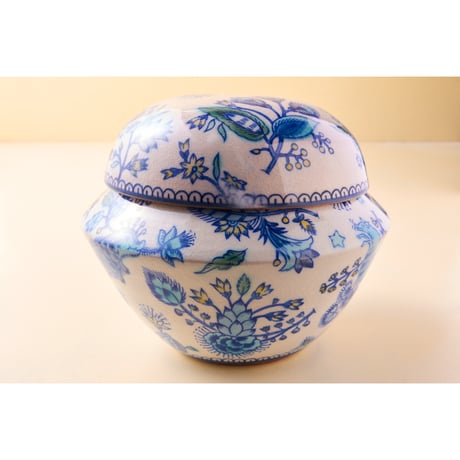 稲積佳谷　伝説の怪獣　蓋つき壺  青