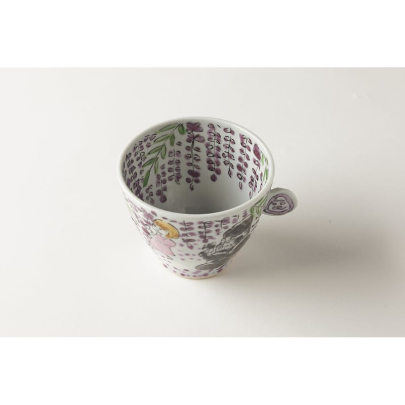 永井麻美子　皿　花柄　九谷焼 永井麻美子 九谷焼 トルコブルー 青花輪花八寸皿 | HemingArts