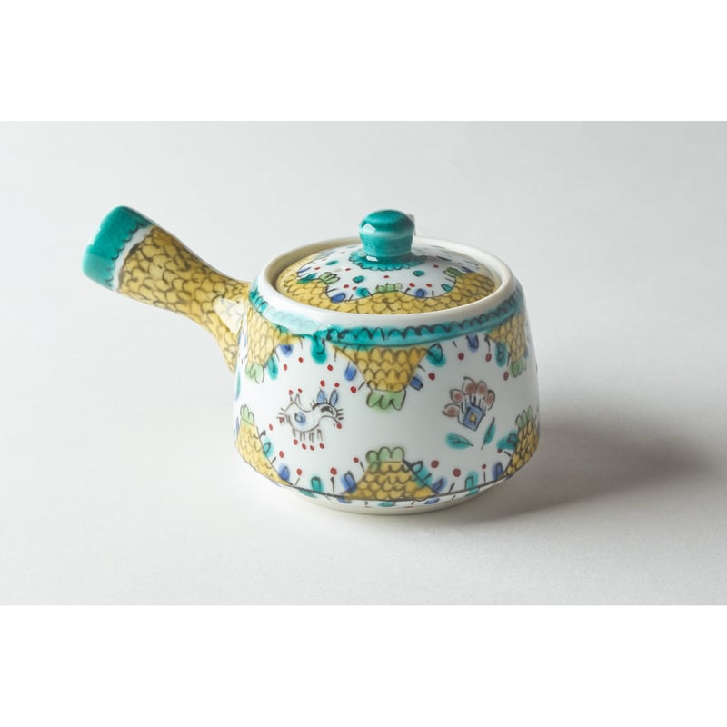 永井麻美子 九谷焼 急須 トルコ | HemingArts