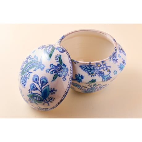 稲積佳谷　伝説の怪獣　蓋つき壺  青