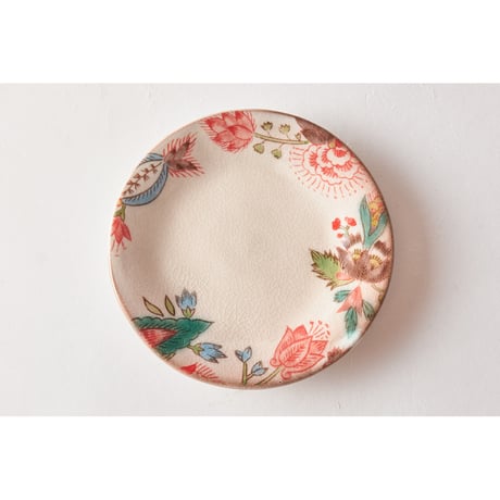 稲積佳谷　伝説の怪獣　クリスマス　九谷焼　オーバル　小皿 石川 稲積 佳谷（うつつ窯） 作 伝説の怪獣Xmasオーバル中皿A うつわ家