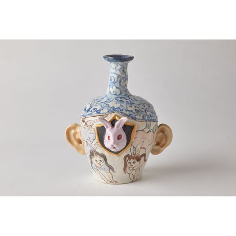 北井真衣 酒器 MG敬】北井真衣 作『bunny 酒器』共箱付 kita54 : 松森美術 新進作家