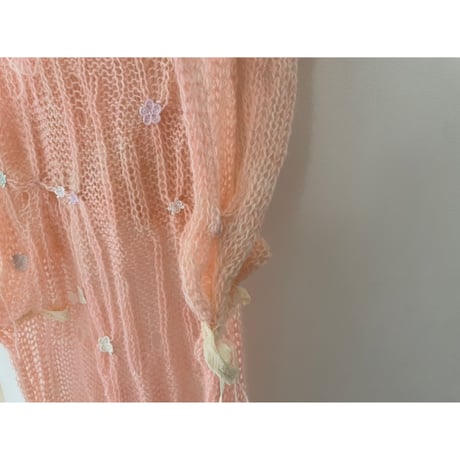 hand knit vest long