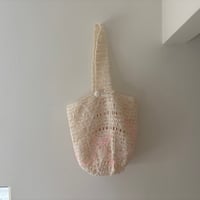 手編みバッグ　特大　(2)