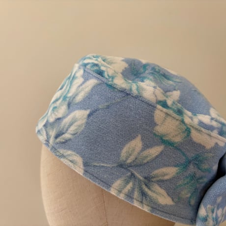 MIZUGASHI RIBBON toque hat  ブルー
