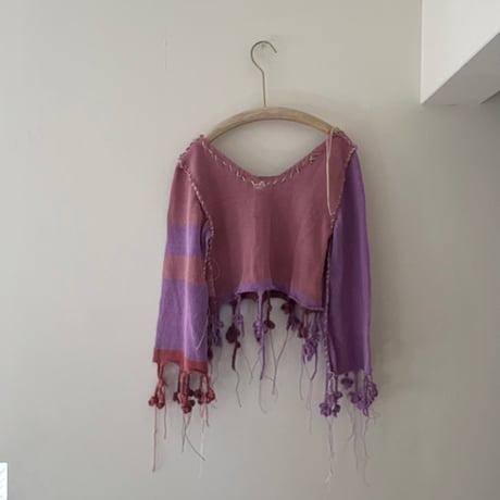 Flower knit jumper