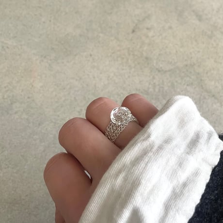 button ring (silver925)