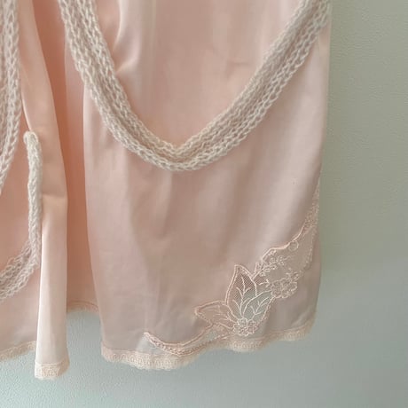 printed knit /lingerie camisole purple  pink