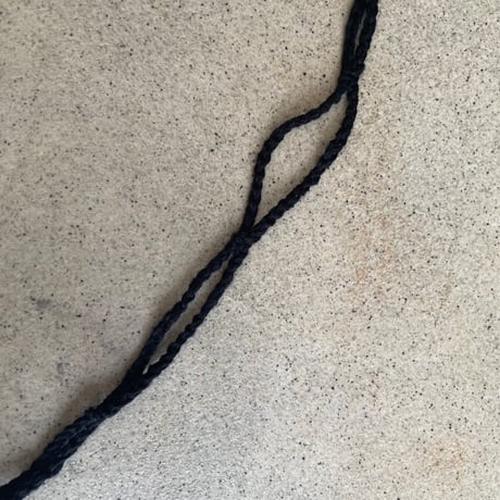 cotton knit pochette