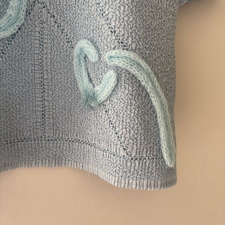 printed knit tops