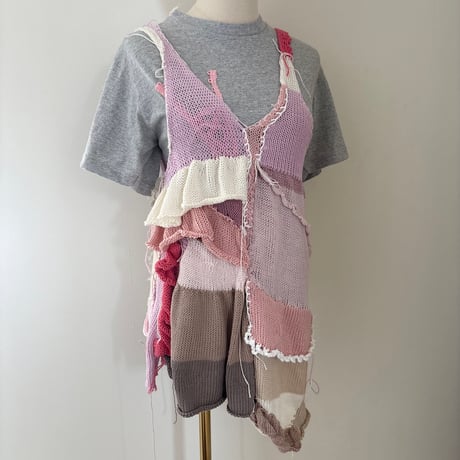 pink knit dress