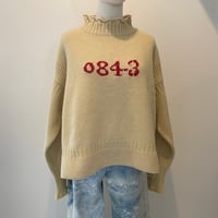 084-3  knit /yellow