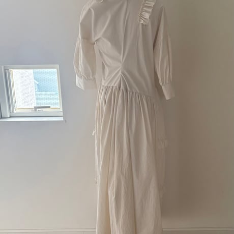 Design 2WAY dress/white