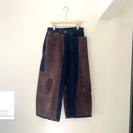 recombined corduroy long pants