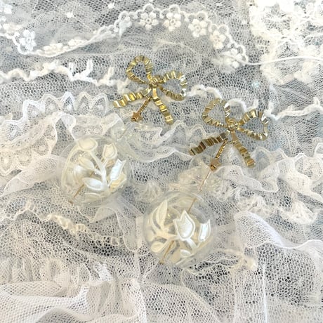 Ruban d’or①　ピアス(AC0221)