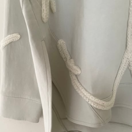 printed knit/ペールトーンフーディ