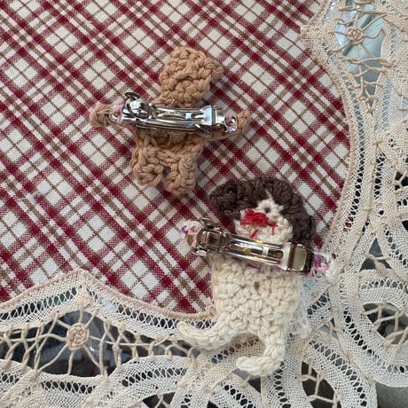 Doll hair clip set
