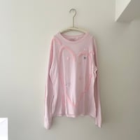 printed knit long Tshirt