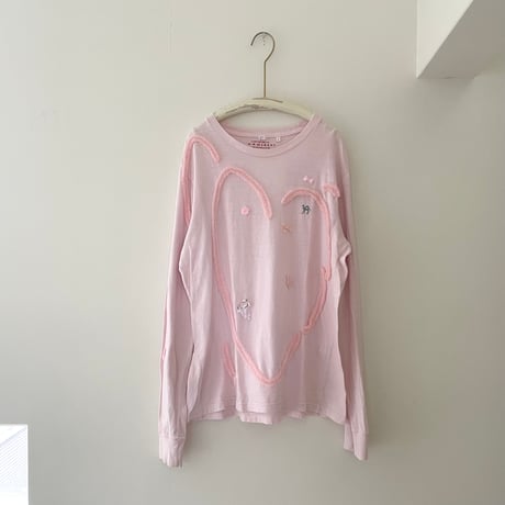 printed knit long Tshirt