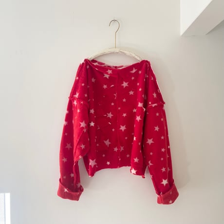 room wear like fleece tops/RED