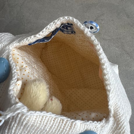 くたくたにんげんのセーターバッグ