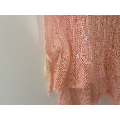 hand knit vest short