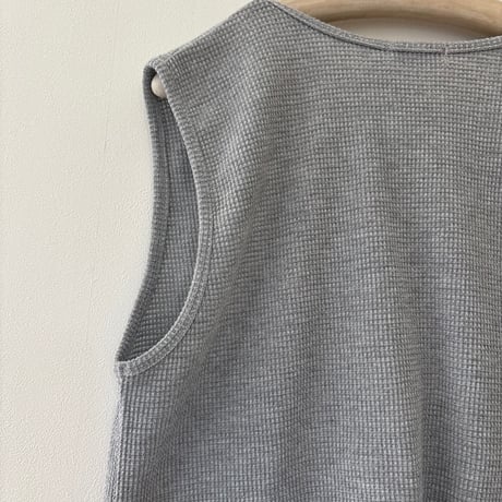printed knit/タンクトップ