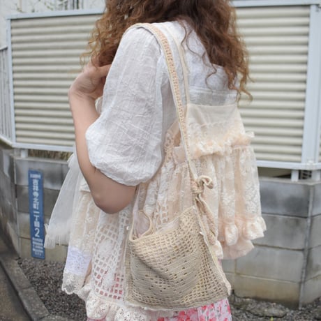 ユーカリ編みバッグ