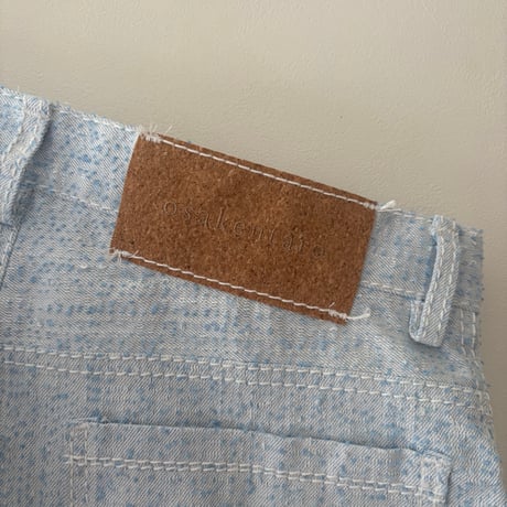 loop needle denim pants