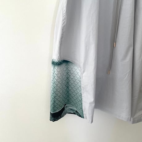 nosleeve dress/gray