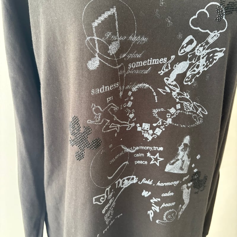 【早い者勝ち❗️】stone 長袖 ロンT ロングTシャツ ブラックL ロングTシャツ black | tojikomi