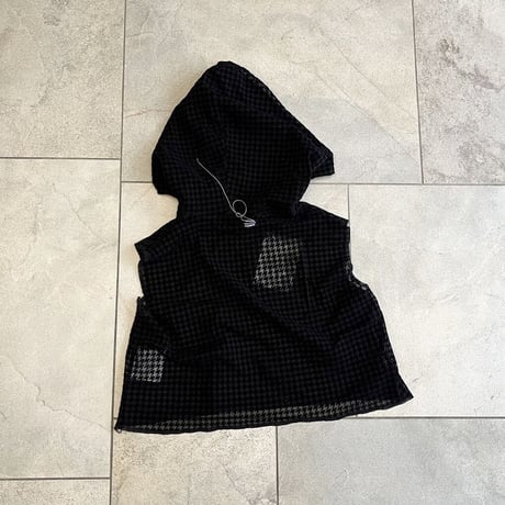 Lace nosleeve hoodie