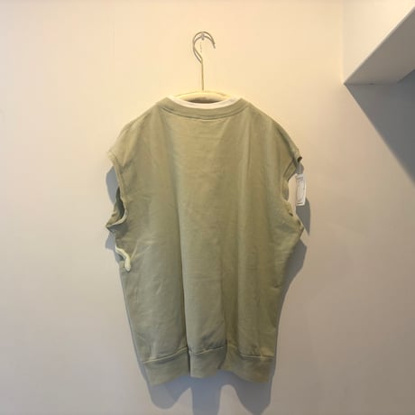 printed knit/sweat vest