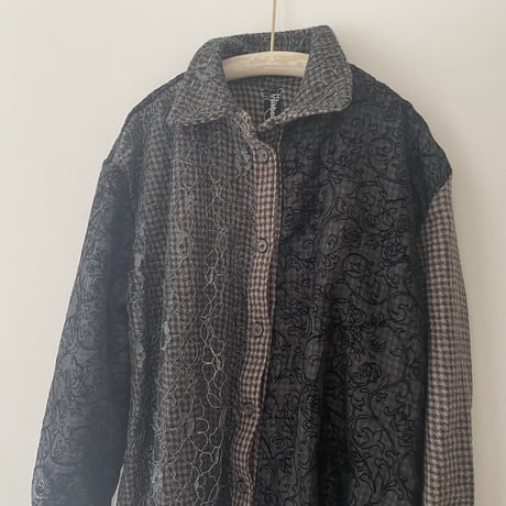 Lace shadow shirt