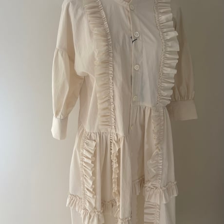Design 2WAY dress/white